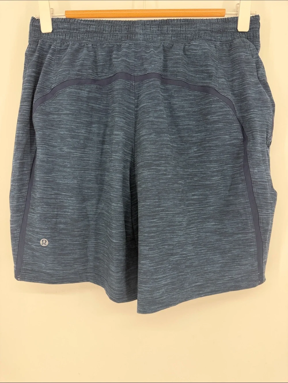 Lululemon Pace Breaker Lined Shorts 7” Heathered Blue Size Medium